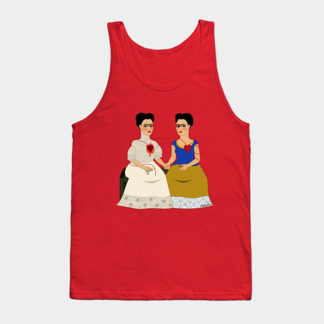 Ladies Fridas Tank Top by Pendientera